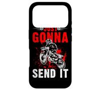 Just Gonna Send It Dirt Bike Riding Motocross Biking Lovers Case for iPhone 17 Pro