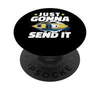 Just Gonna Send It RC Boat Racing Radio Control PopSockets Adhesive PopGrip