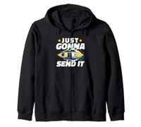 Just Gonna Send It RC Boat Racing Radio Control Zip Hoodie