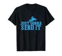 Just Gonna Send It Snowmobile Snow Sled Winter Mountain Gift T-Shirt