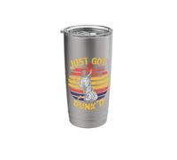 Just Got Dunked Jesus Dunking Baptism Playing Basketball Stainless Steel Insulated Tumbler