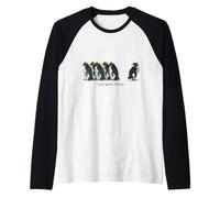 Just Gotta Being Myself Penguins Raglan Baseball Tee
