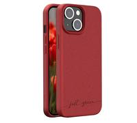 JUST GREEN Case for iPhone 14 Natura Model Compatible with Wireless Charging