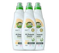 Just Green Organic Orange Oil All-Purpose Cleaner 1000ml, Rinse-Free Multi-Purpose Cleaner, Vegan Eco-Friendly, Non-Toxic Surface Cleaner, Recyclable Bottle - Pack of 3