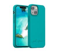 JUST GREEN Protective Cover for iPhone 13 Mini Natura Recyclable, Blue