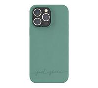 JUST GREEN Protective Cover for iPhone 14 Pro Max Natura Recyclable, Green