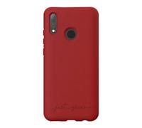 JUST GREEN Protective Shell for Huawei P Smart 2019 Natura Recyclable, Red