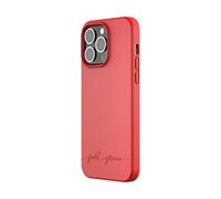 JUST GREEN Soft Case for iPhone 14 Pro Max Natura Model, Red