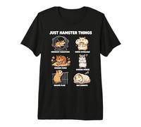 Just Hamster Things Funny Pet Rodent Lover Premium T-Shirt