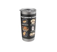 Just Hamster Things Funny Pet Rodent Lover Stainless Steel Insulated Tumbler
