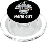 Just Hang Out Funny Australia Day Koala Bear PopSockets PopGrip for MagSafe
