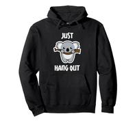 Just Hang Out Funny Australia Day Koala Bear Pullover Hoodie