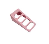 'Just Hanging' 4 Slot Cascade Scissor/Plier Holder, Compatible with IKEA SKADIS, Pegboard Accessory (Matte Pink)