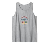 Just Happy to be Included - Diversity Celebration Tank Top, Men, Heather Grey, M