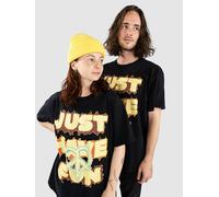 JUST HAVE FUN Sketched Out T-Shirt black M