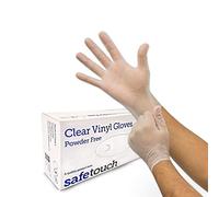 Just Health Disposables Clear Vinyl Gloves, Medium - (Box of 1000 pcs) | Multipurpose | Powder Free | Latex Free | Clear Disposable Gloves