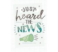 Just Heard The News Congratulations Greeting Card Hello You Range Blank Inside