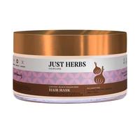 Just Herbs Anti Hairfall Natural Hair Mask with Castor & Black Onion Seed for Dandruff, Boosts Hair Growth & Hair Spa - Suitable for Color Treated & All hair types - 200gm