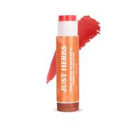 Just Herbs Tinted Lip Balm with SPF 20+ for Dry & Chapped Lips for Men & Women | Hydrating Lip Balm for Pigmented Lips | Suits All Skin types - Peach, 4g