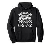 Just Here For 1-8-4-3-6-5-7-2 Firing Order Big Block Garage Pullover Hoodie