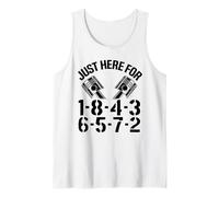 Just Here for 1-8-4-3-6-5-7-2 Firing Order Big Block Garage Tank Top