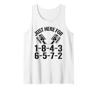 Just Here for 1-8-4-3-6-5-7-2 Firing Order Big Block Garage Tank Top