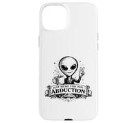 Just Here For The Abduction Funny Alien apparel Case for iPhone 15 Plus