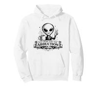 Just Here For The Abduction Funny Alien apparel Pullover Hoodie