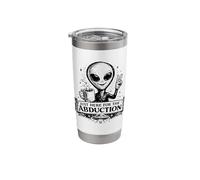 Just Here for The Abduction Funny Alien Apparel Stainless Steel Insulated Tumbler