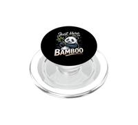 Just Here for the Bamboo Panda Wildlife PopSockets PopGrip for MagSafe