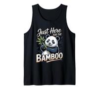 Just Here for the Bamboo Panda Wildlife Tank Top