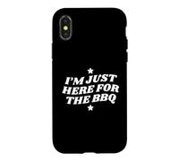 Just Here For The BBQ Grilling Case for iPhone X/XS