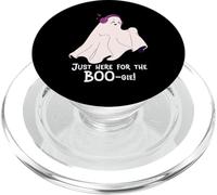 Just Here for the Boo-gie Halloween Ghost Dance Music PopSockets PopGrip for MagSafe