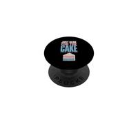 Just Here For The Cake Gender Reveal Party Guest PopSockets Adhesive PopGrip