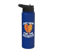 Just here for The Corn Dogs Stainless Steel Insulated Water Bottle