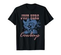 Just Here For The Cowboys Western Vibe T-Shirt