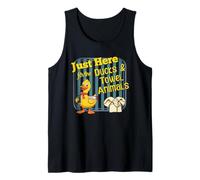 Just Here for The Ducks and Towel Animals Cruise Fun Tank Top