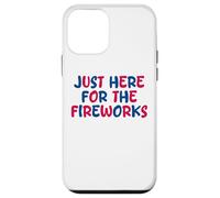 Just Here For The Fireworks Sarcastic Funny 4th of July Case for iPhone 12 mini