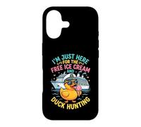 Just Here for The Free Ice Cream and Duck Hunting Cruise Case for iPhone 17