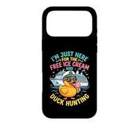 Just Here for The Free Ice Cream and Duck Hunting Cruise Case for iPhone 17 Pro Max