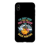 Just Here for The Free Ice Cream and Duck Hunting Cruise Case for iPhone XS Max