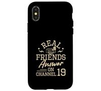 Just Here For The Frequencies Funny Citizens Band Radio User Case for iPhone X/XS