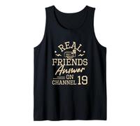Just Here for The Frequencies Funny Citizens Band Radio User Tank Top