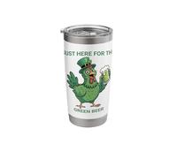 Just Here for the Green Beer Stainless Steel Insulated Tumbler