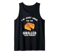 Just Here for the Grilled Cheese Sandwich Fun Time Tank Top