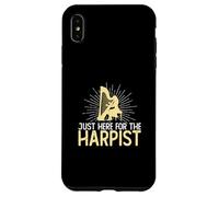 Just Here For The Harpist Funny Harp Playing For A Harpist Case for iPhone XS Max