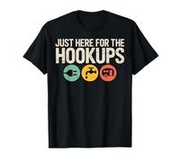 Just Here for The Hookups Funny RV Camping T-Shirt