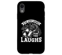 Just Here For The Laughs | Microphone | Stand Up Comedian Case for iPhone XR