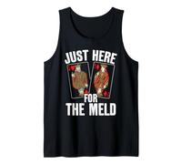 Just Here for The Meld King Queen Pinochle Tank Top