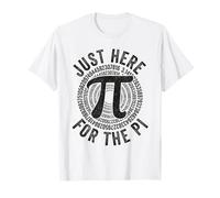 Just Here for The Pi Happy Pi Day Math Teacher Boys Girls T-Shirt